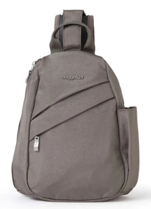 Final Sale- Baggallini Sling Bag- $60 Sterling Shimmer