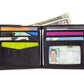 Big Skinny RFID Blocking Nylon World Wallet with Zipper