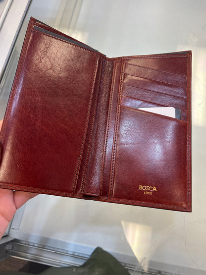 Bosca Oldleather Coat Pocket Leather Wallet
