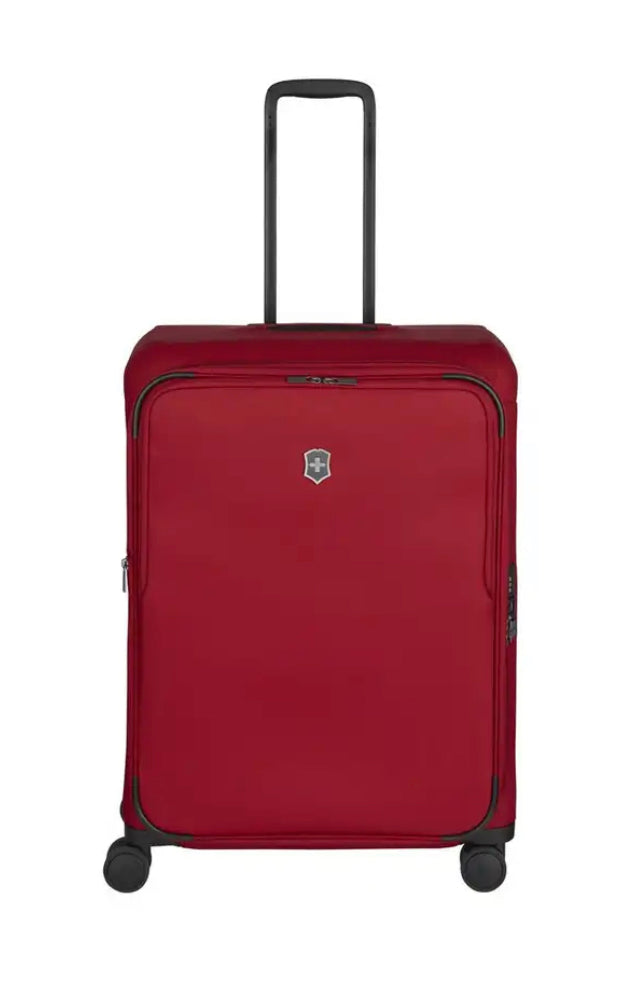 Victorinox Connex 28” Large Softside Checked Spinner (Red)