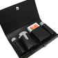 Merkur 3-piece German-made Travel Razor Shaving Kit in Leather Case with Blades (last one in stock)