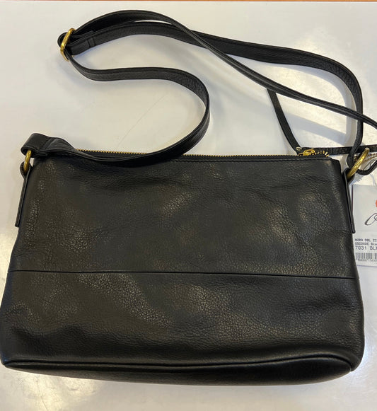 Osgoode Marley Double Zippered Crossbody Leather Handbag/Purse