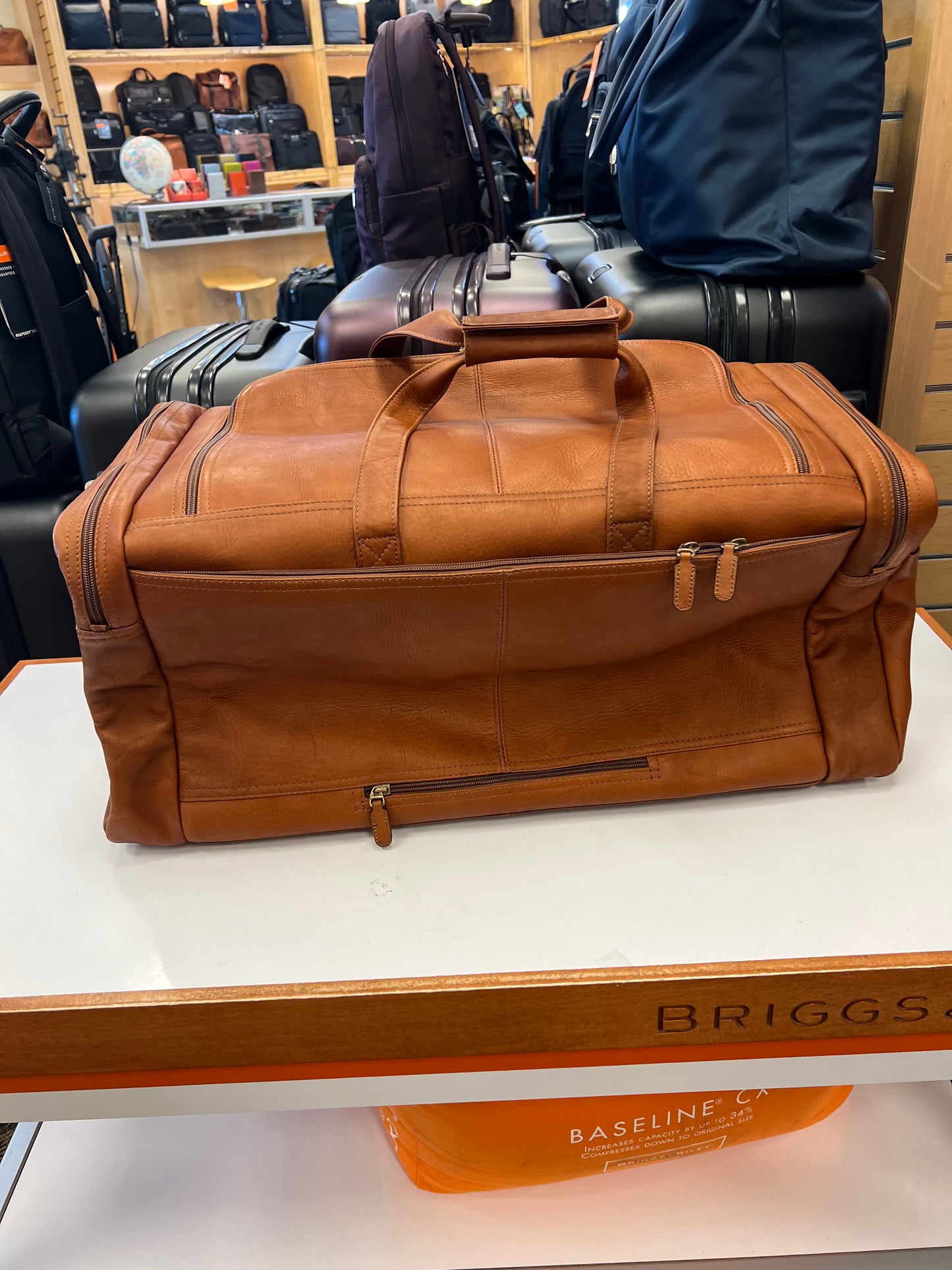 On Sale- Dorado- 25” Leather Duffel Bag (SKU 765-552)