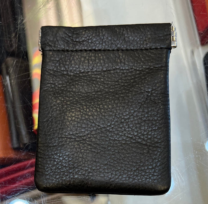Osgoode Marley Leather Coin Pouch (Black)