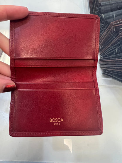 Bosca Dolce RFID Card Case Leather Wallet