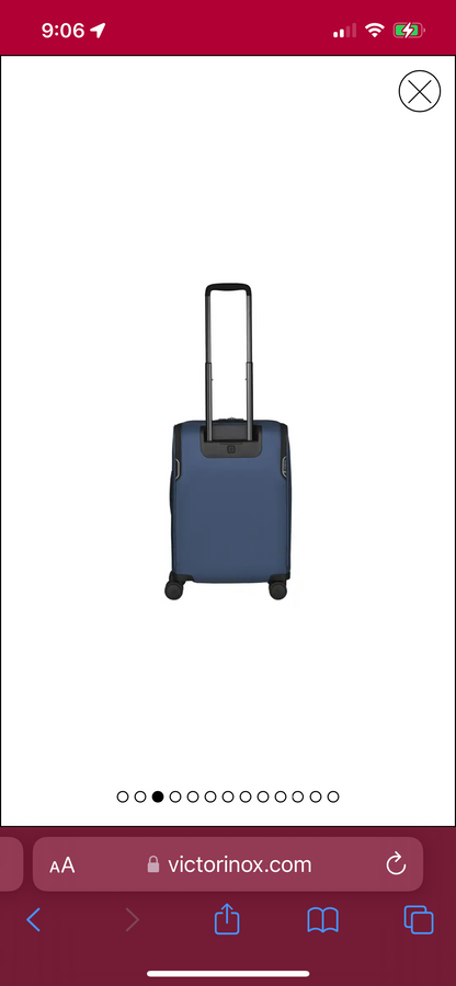 Victorinox Werks 6.0 Frequent Flyer PLUS 22.8" Softside Carry-On Spinner