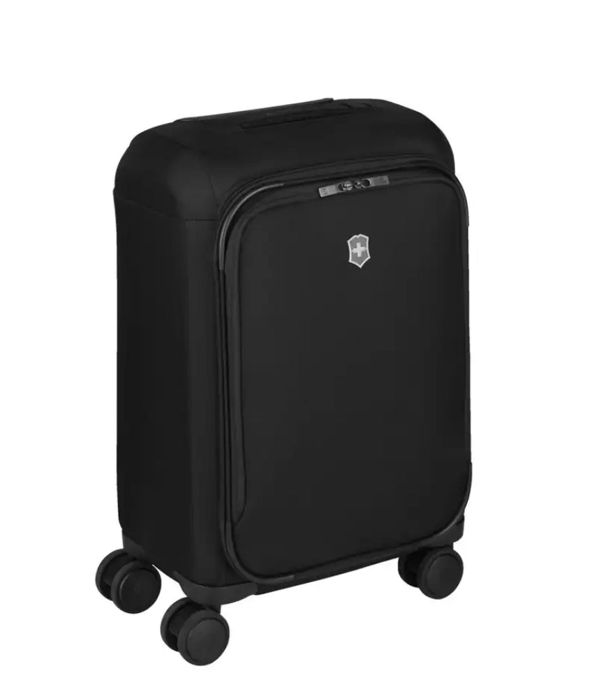 Victorinox Connex Frequent Flyer Softside Carry-On Spinner Cabin Case (Black) Black