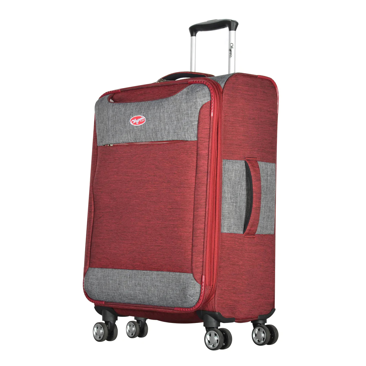 Olympia Denim 25” Expandable Mid-Size Softside Spinner OE-2825- $80 Red