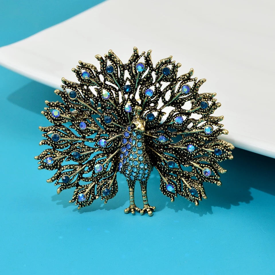 Fashion Pin- Peacock