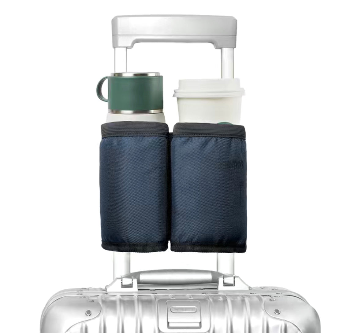 On Sale- Insulated Bottle Holder Caddy with Phone Pocket