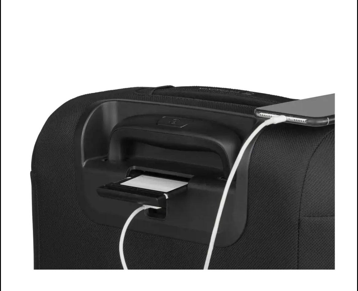 Victorinox Connex Frequent Flyer Softside Carry-On Spinner Cabin Case (Black)
