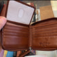 Osgoode Marley RFID Zippered Passcase Leather Wallet (Brandy)