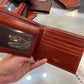 Bosca Double ID Trifold RFID Leather Wallet