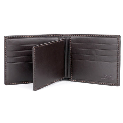 Dopp® Leather Regatta RFID Convertible Thinfold Wallet Brown