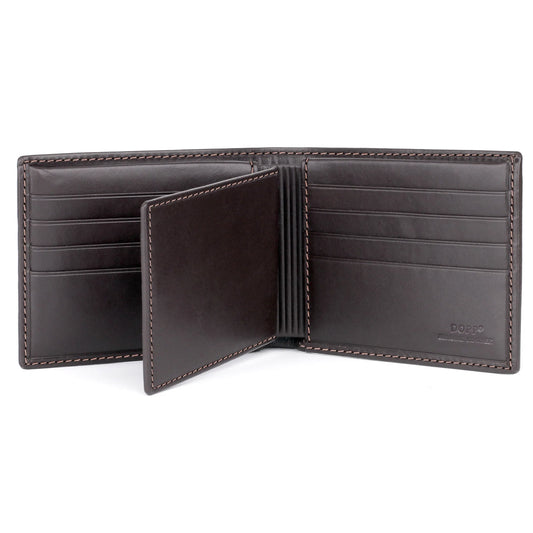 Dopp® Leather Regatta RFID Convertible Thinfold Wallet Brown