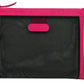 ili New York Large Mesh Toiletry Pouch (Pink Black)