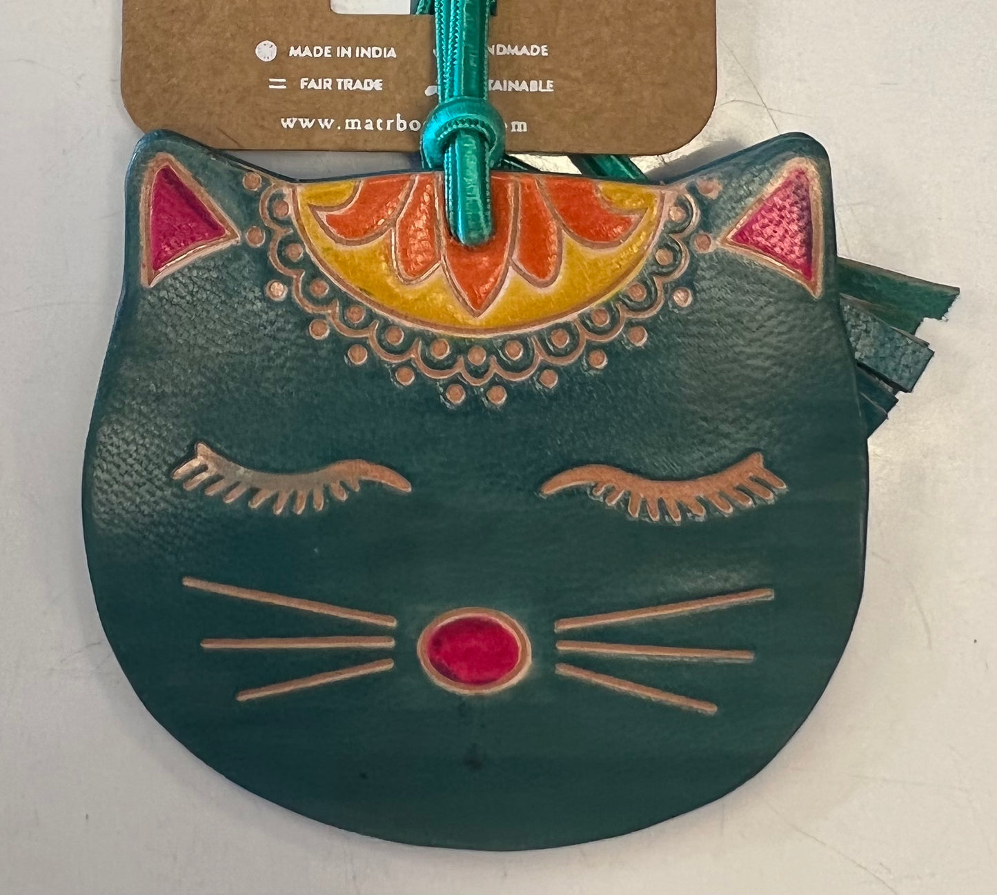 Gato 🐱 Etiqueta de equipaje