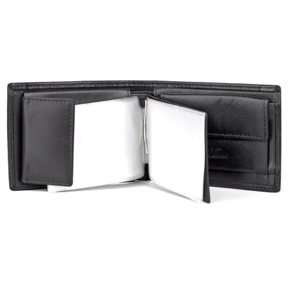 Dopp® Leather Regatta RFID Convertible Billfold Wallet with Zippered Bill Compartment