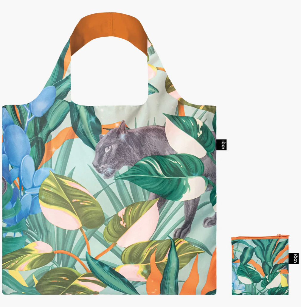 LOQI Foldable/Packable Tote (Wild Forest)