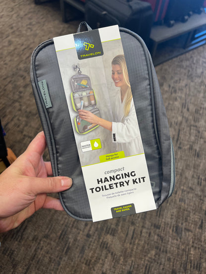 Travelon Water Resistant Compact Hanging Toiletry Kit