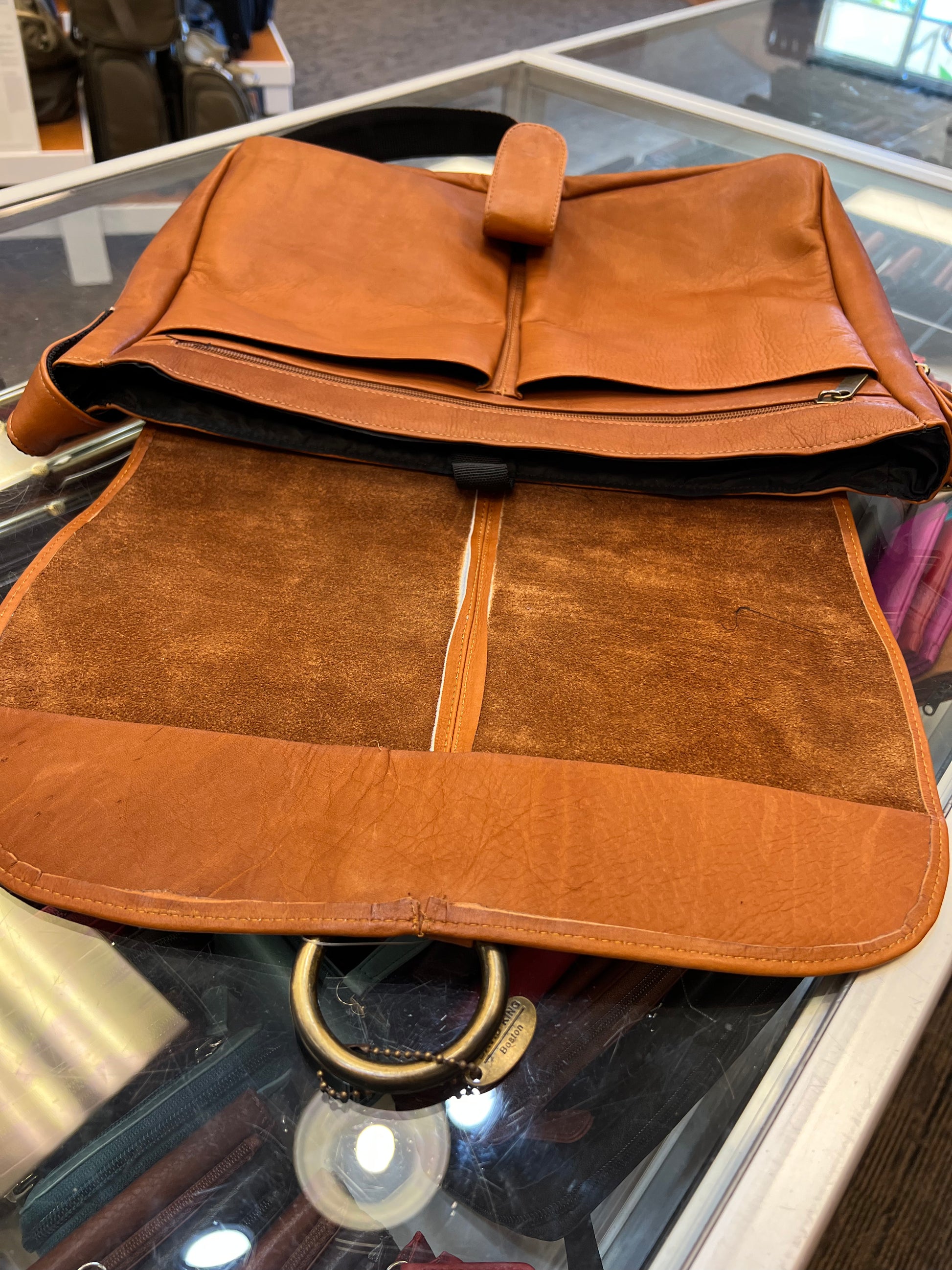 David king leather sales backpack