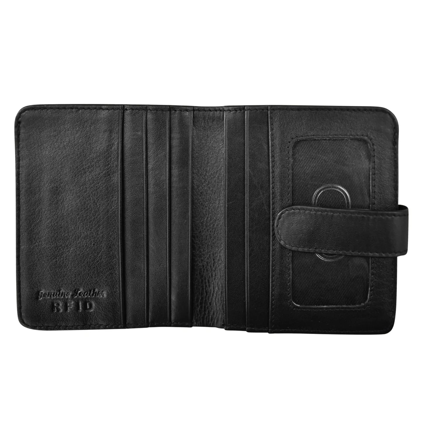 ili New York Leather RFID Bifold Credit Card Wallet