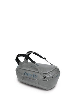 Bolsa De Viaje Osprey Transporter 40L - Resistente Al Agua - Material Reciclado - Color Menta/gris