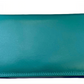 ili New York RFID Checkbook Leather Wallet (Aqua/Cobalt)