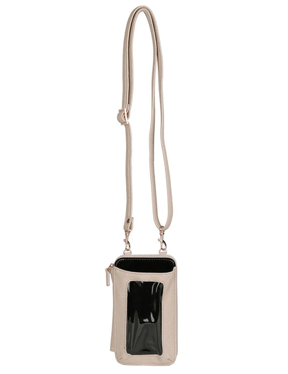 Julia Buxton Vegan Leather RFID Everywhere Crossbody Cellphone Wallet Bag