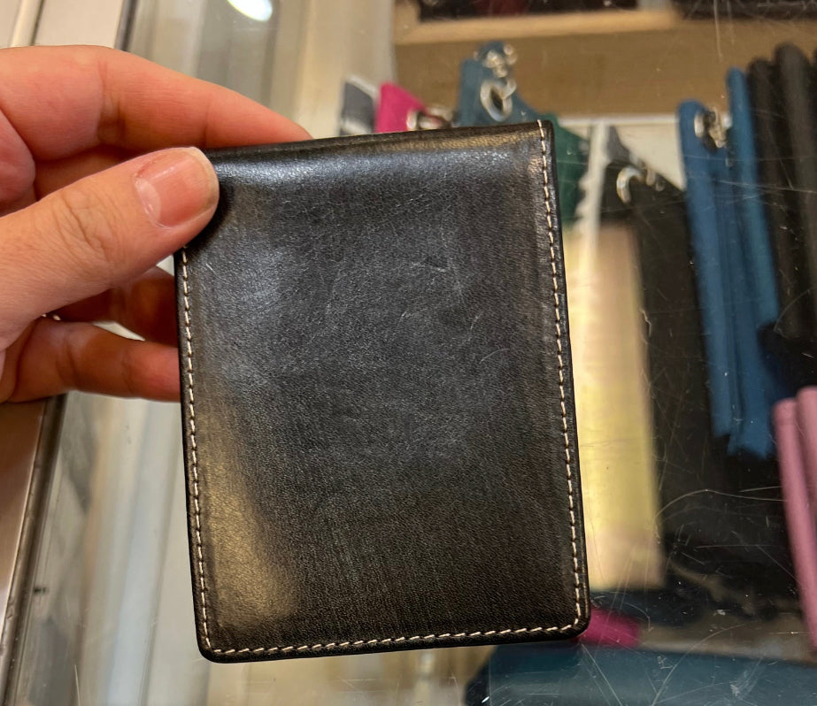 Osgoode Marley RFID Magnetic Money Clip Leather Wallet (Black)
