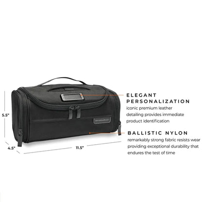 Briggs & Riley Baseline Executive Essentials Hanging Toiletry Kit (Free Monogram)- BL114