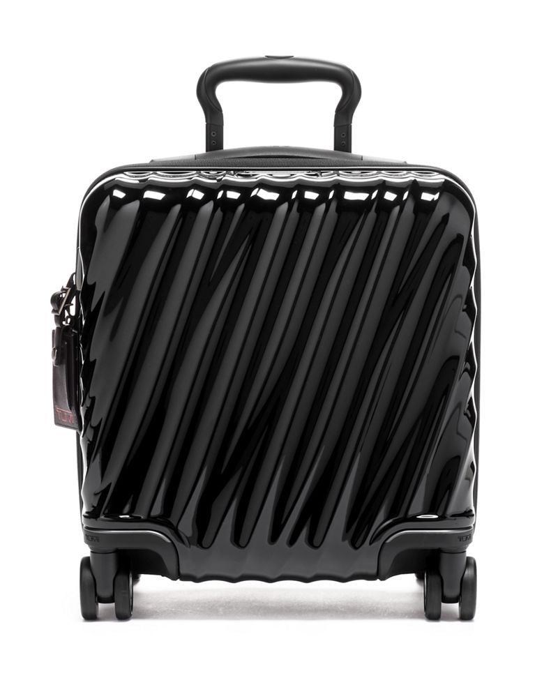 TUMI 19 Degree Small Carry-On Compact Hardsided Spinner Zippered Briefcase (Black)
