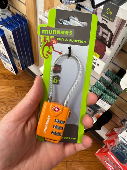 Munkees TSA Accepted Cable Lock