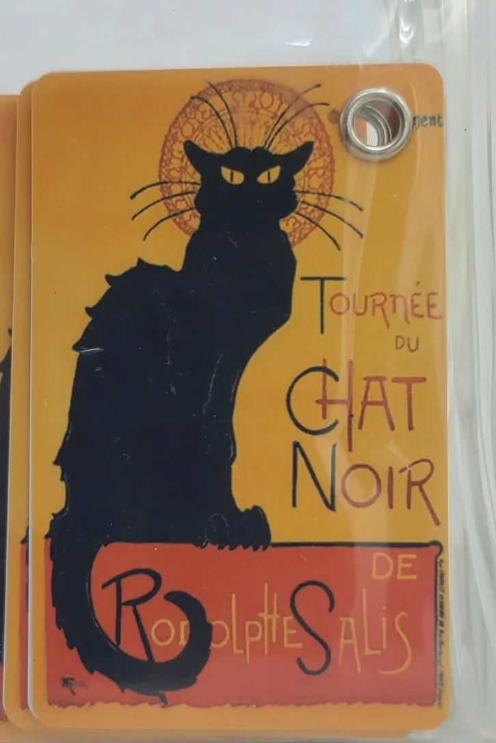 On Sale - Cat Noir Luggage Tag