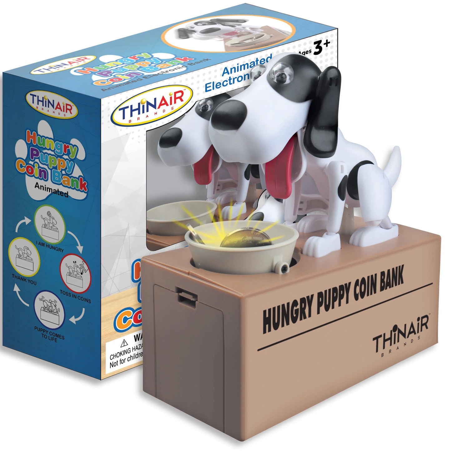 Hungry Puppy Children’s Coin Bank by Thin Air