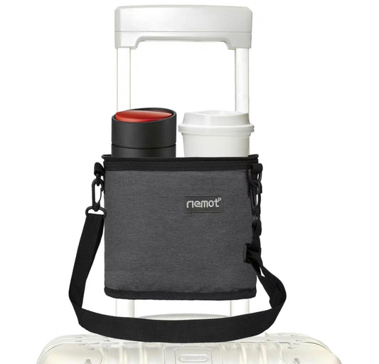 On Sale- Luggage Insulated Cup/Bottle Holder/Caddy With Strap