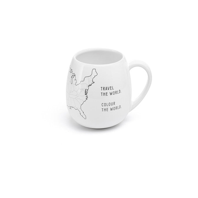 On Sale- USA Map Colour In Mug