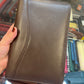 ili New York Small Leather Writing Padfolio (Brown)