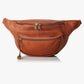 David King Leather Two Zip Waist Pack