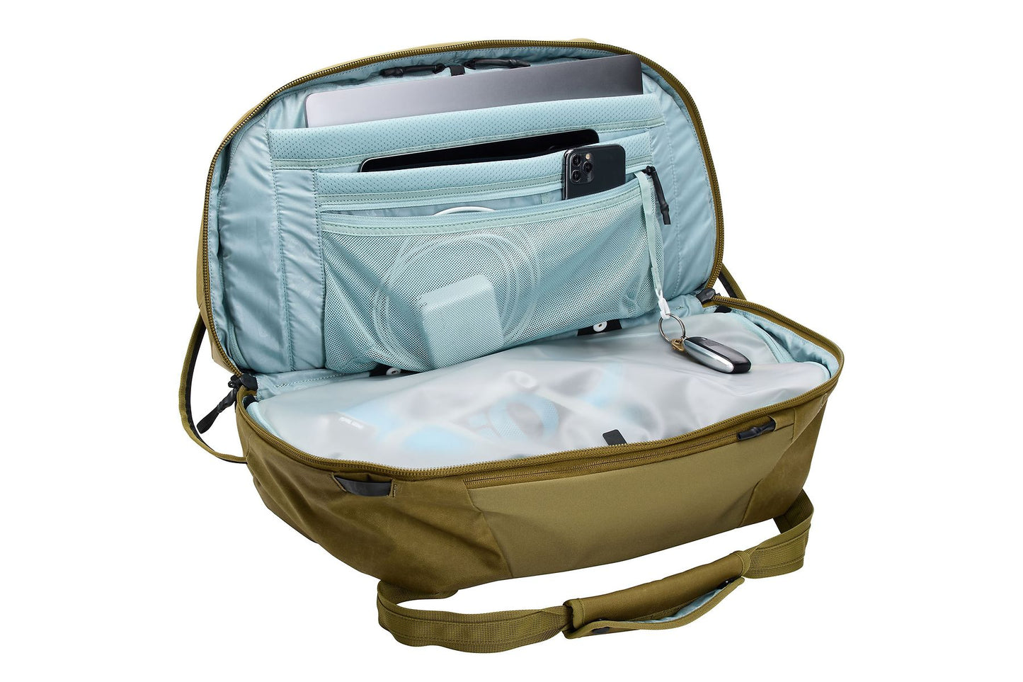 Thule Aion water resistant duffel bag 35L (nutria brown)
