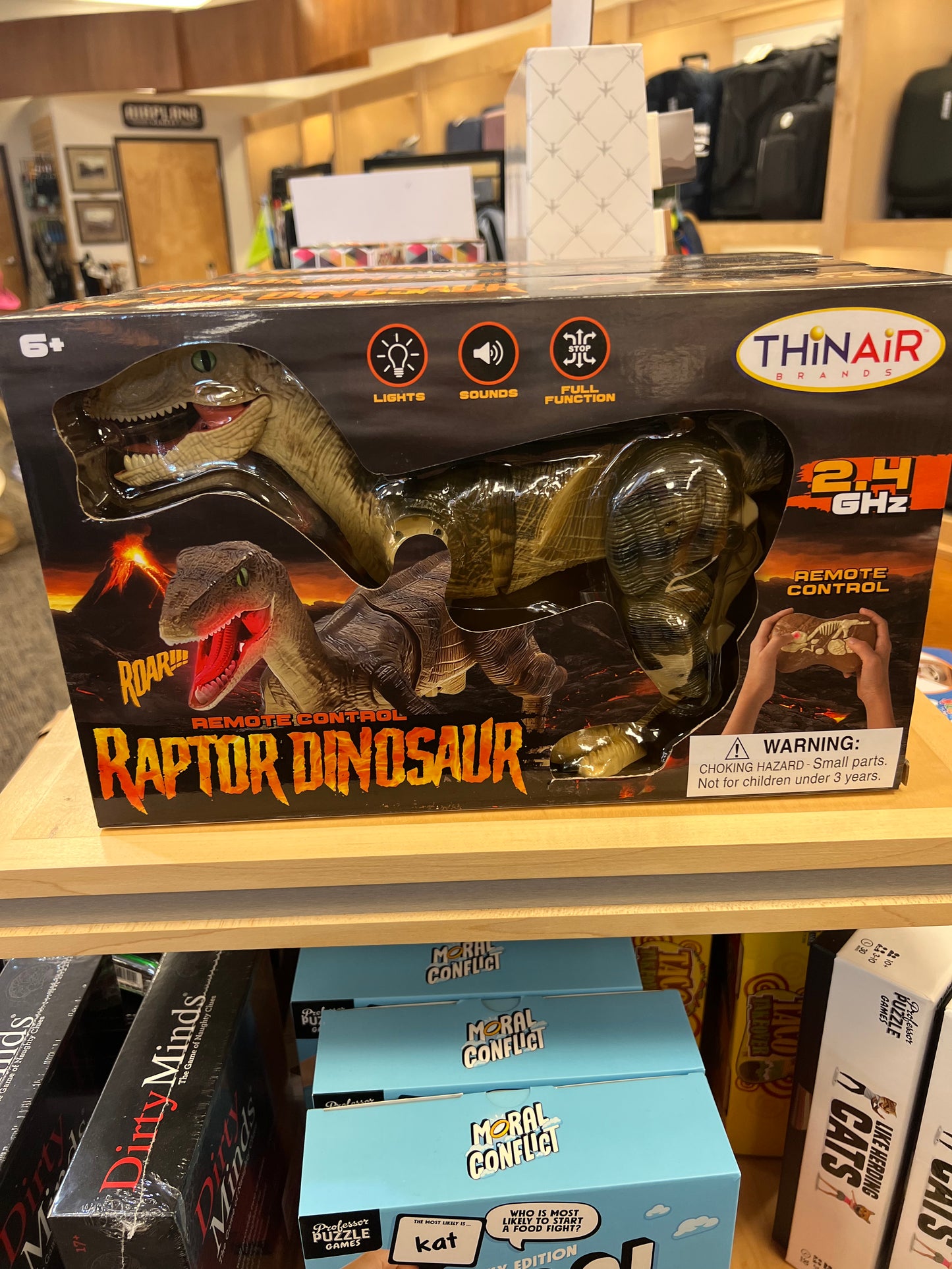On Sale- Remote Control Raptor Dinosaur