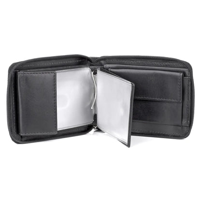 Dopp® Leather Regatta RFID Zip-Around Billfold Wallet