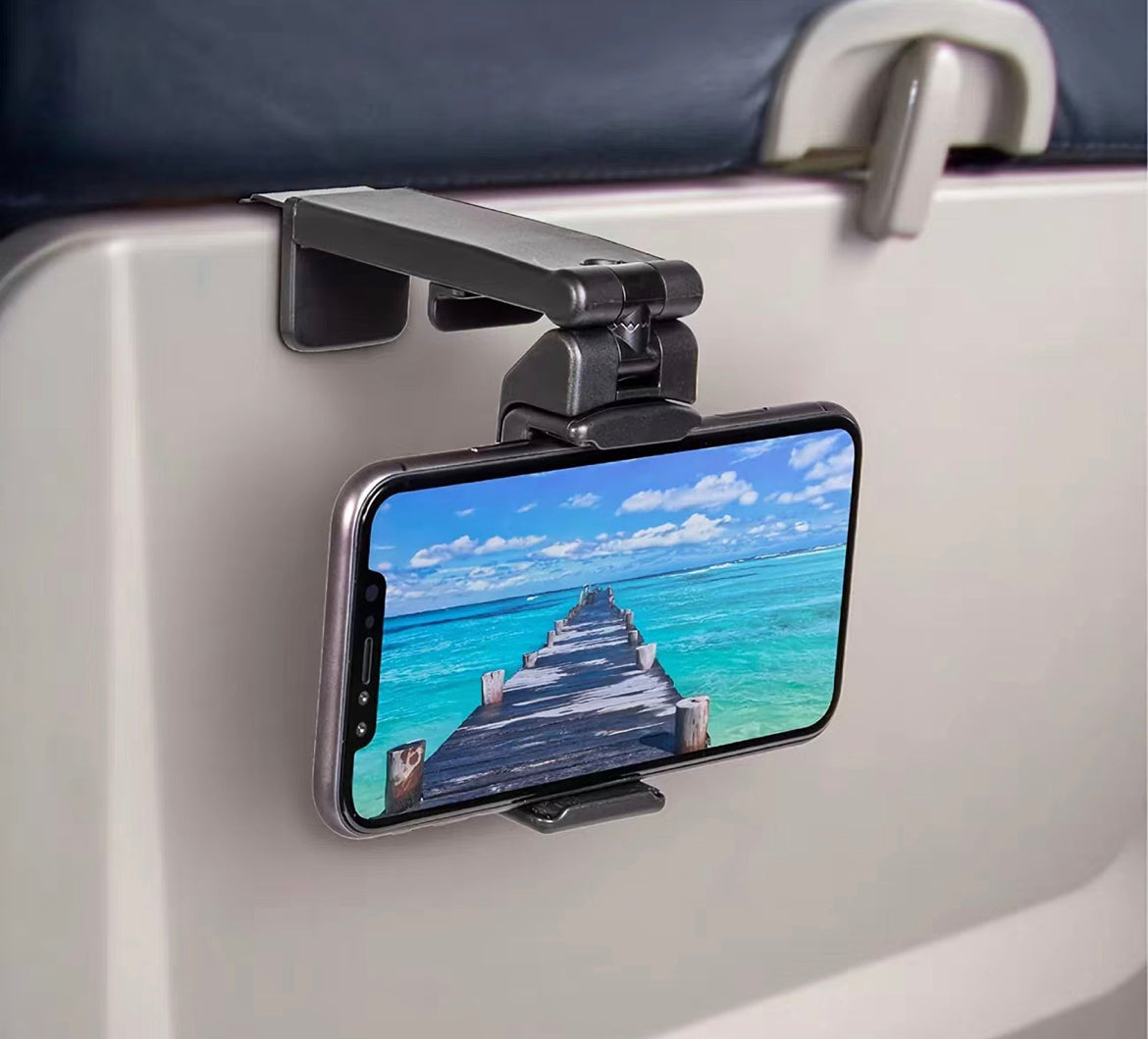 On Sale- Airplane Tray Table Cellphone Mount with 360 degree rotation