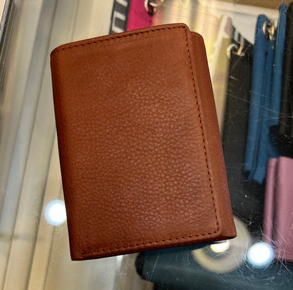 Osgoode Marley RFID Trifold Leather Wallet (Brandy)
