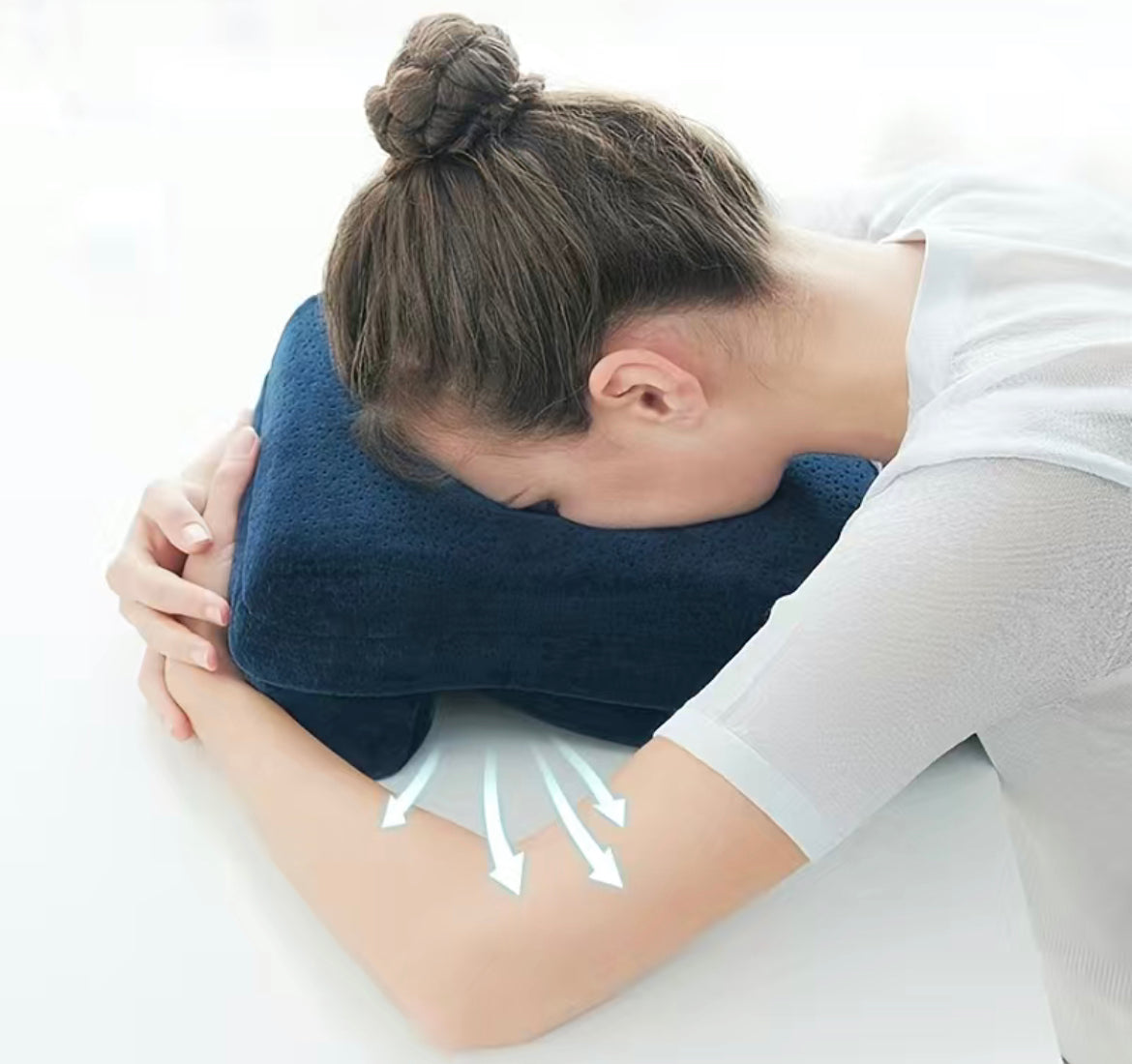 Tray store table pillow