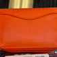 ili New York Leather RFID Accordian Card Case Leather Wallet (Orange)