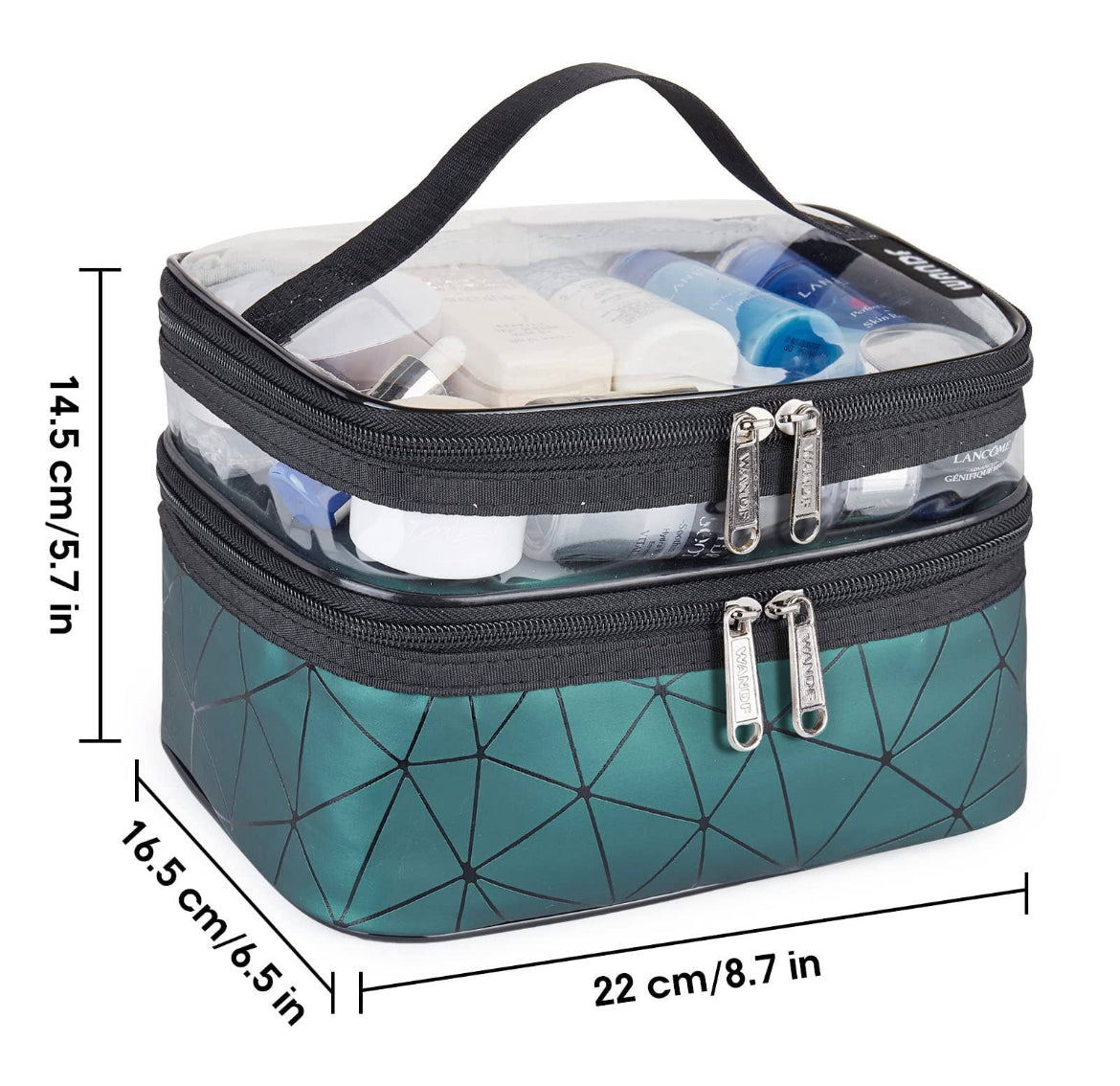 Double Layer Travel Makeup/Toiletry Bag